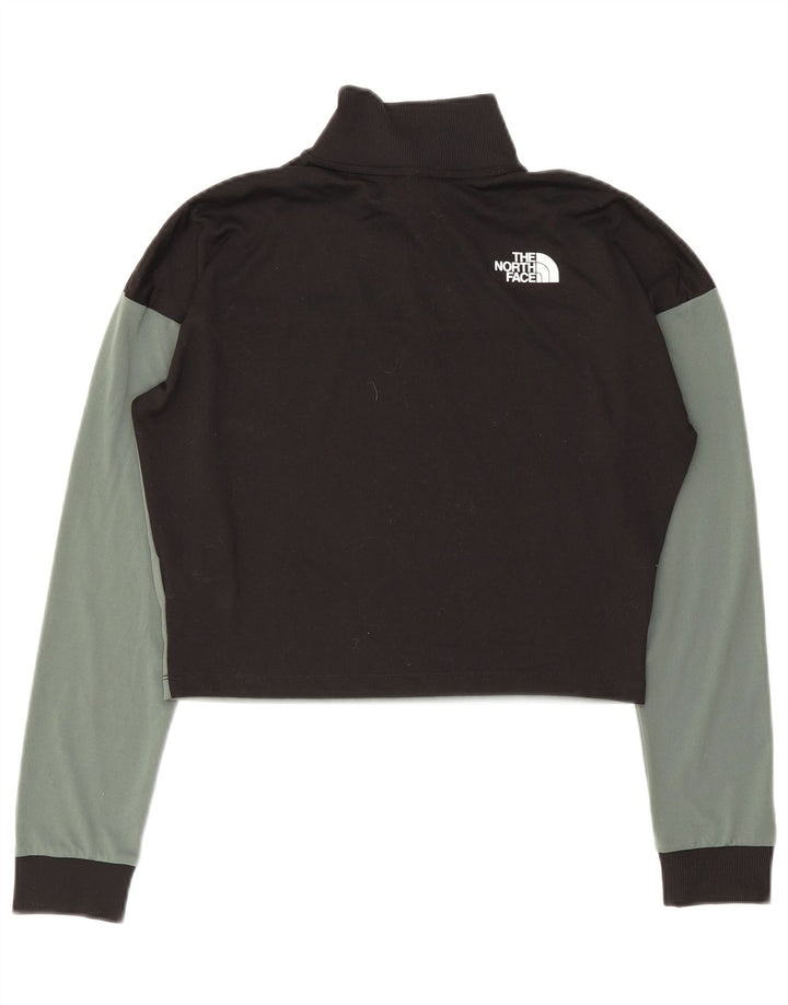 The North Face Womens Graphic Pullover Tracksuit Top UK 14 Medium Khaki