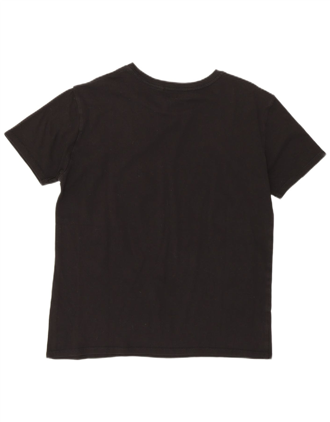 Guess Womens Oversized Graphic T-Shirt Top UK 6 XS Black