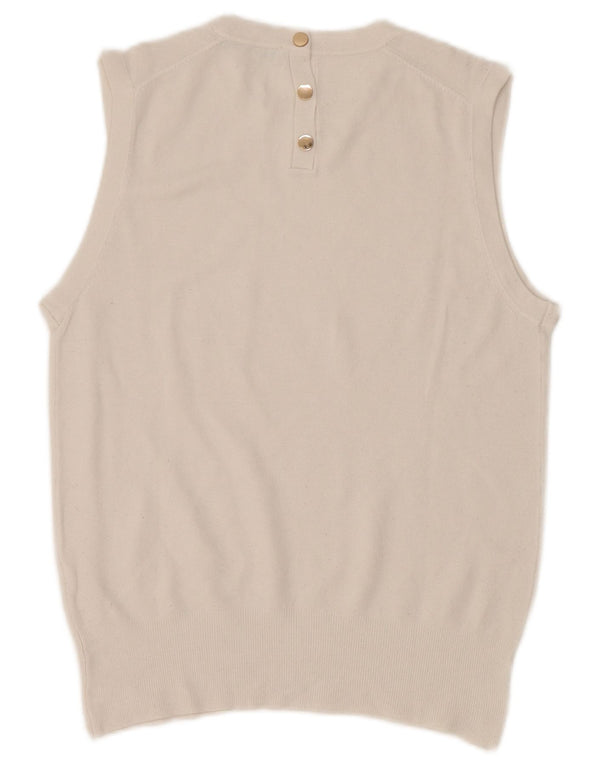Zara Womens Vest Top UK 12 Medium White
