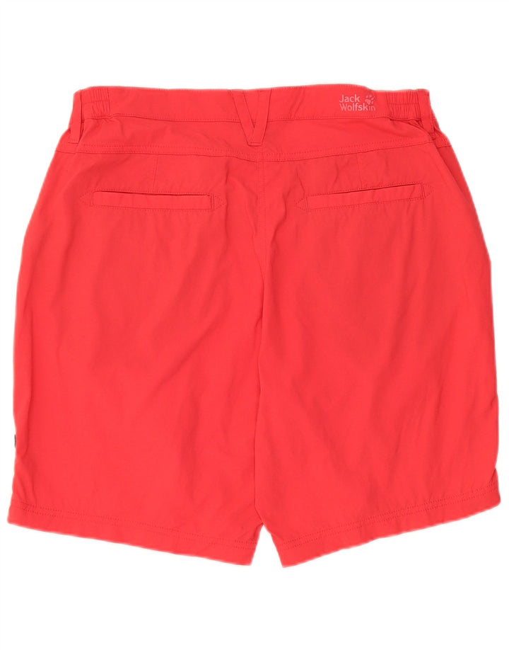 Jack Wolfskin Womens Chino Shorts W34 Large Red Polyamide