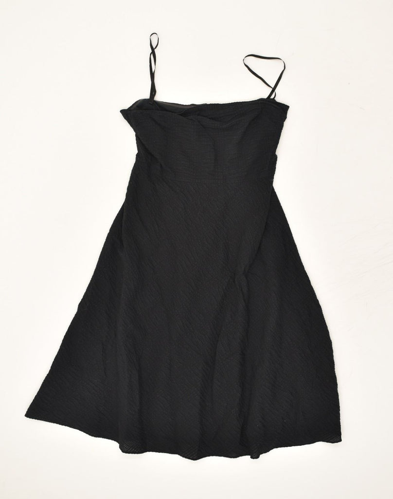 J. CREW Womens Sleeveless Empire Dress UK 4 XS Black | Vintage J. Crew | Thrift | Second-Hand J. Crew | Used Clothing | Messina Hembry 