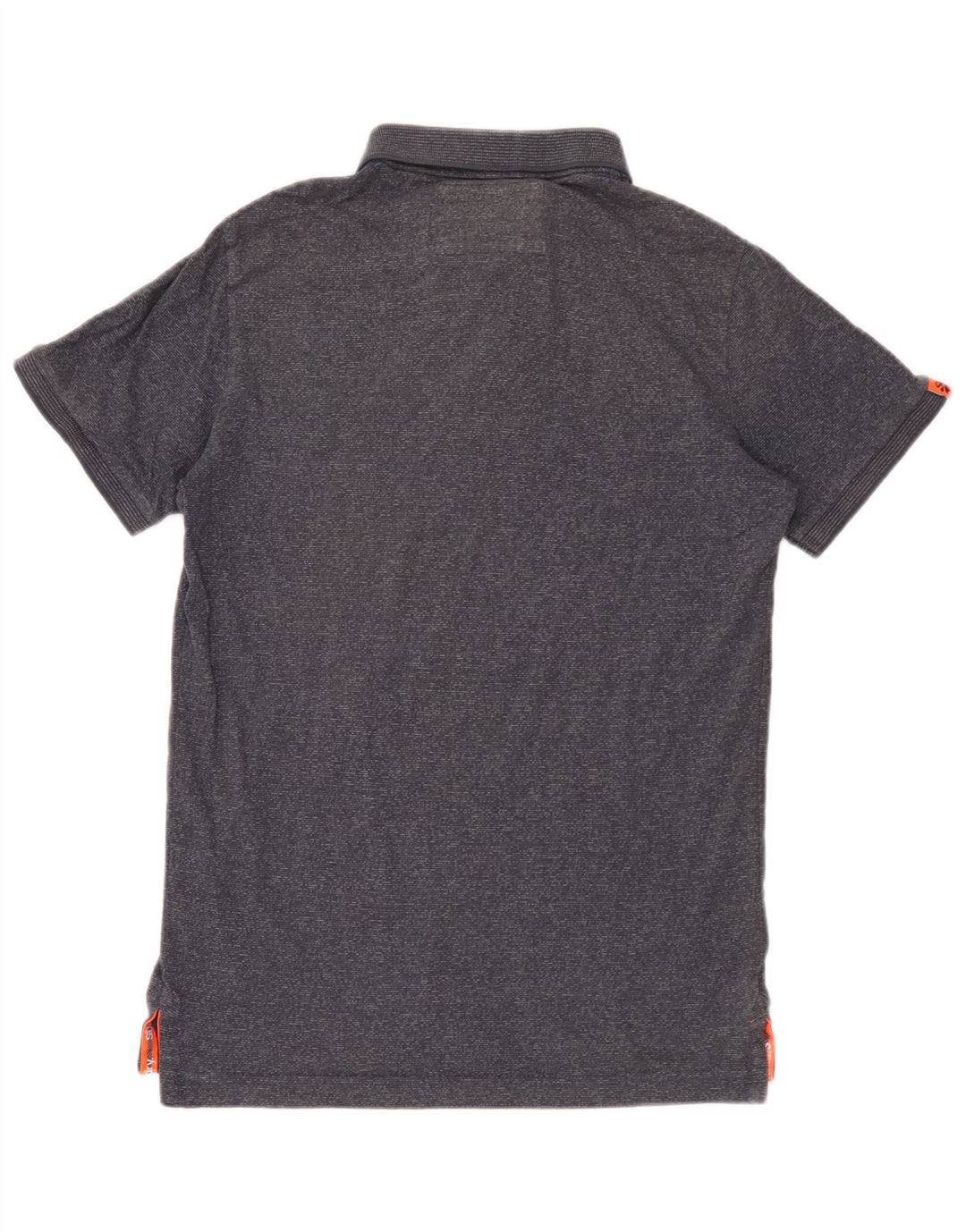 Superdry Mens Polo Shirt Medium Navy Blue Flecked