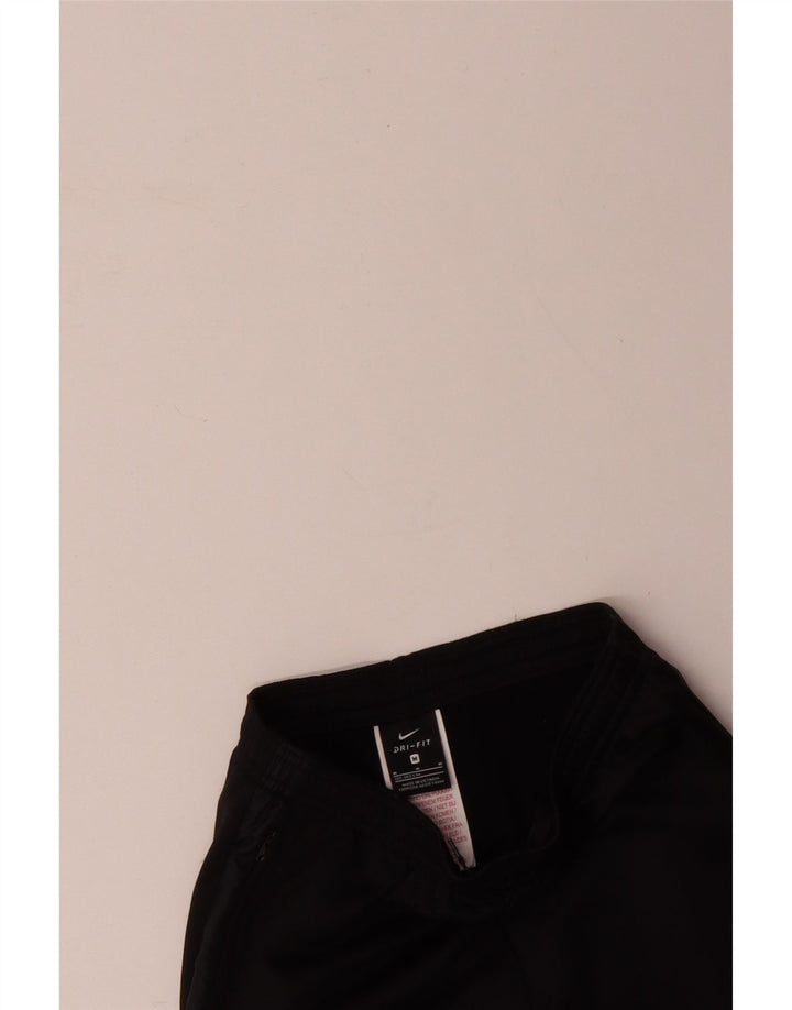 NIKE Boys Tracksuit Trousers 10-11 Years Medium Black Polyester