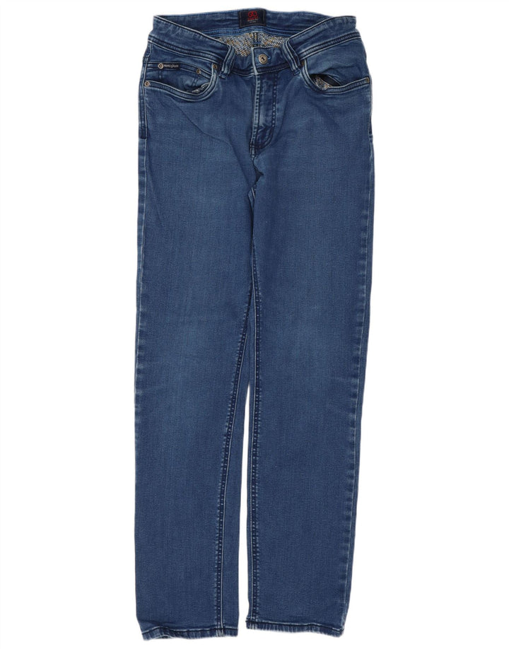 Andre Womens Modern Fit Slim Jeans W32 L29 Blue Cotton