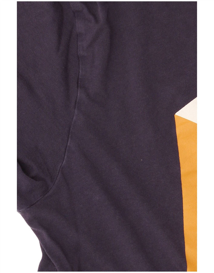 G-Star Mens Graphic T-Shirt Top Large Navy Blue Cotton
