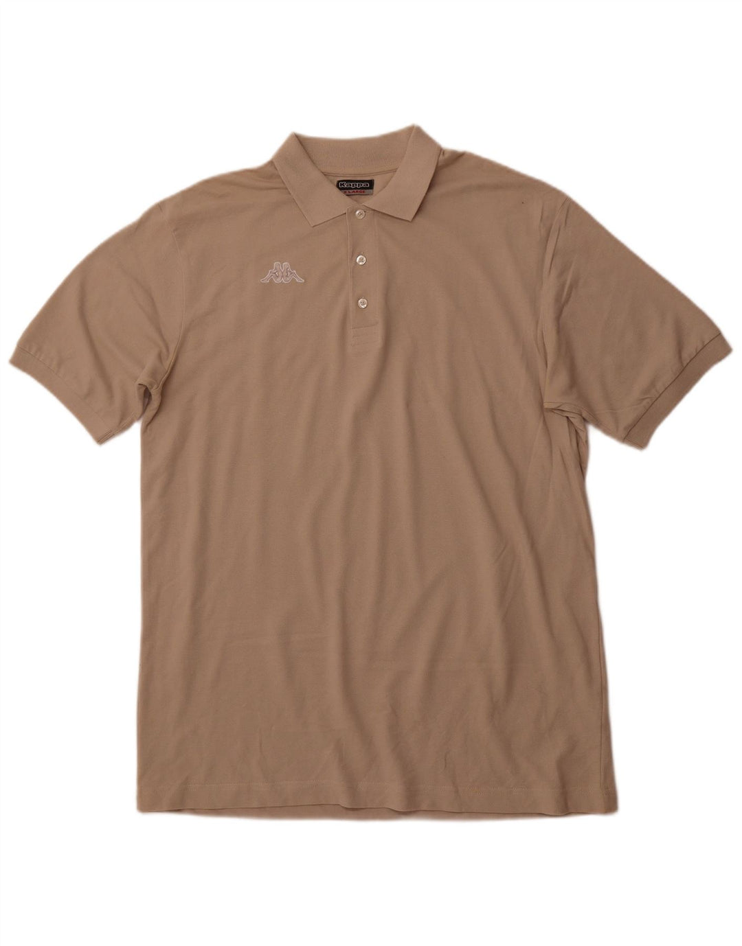 KAPPA Mens Polo Shirt XL Brown Cotton