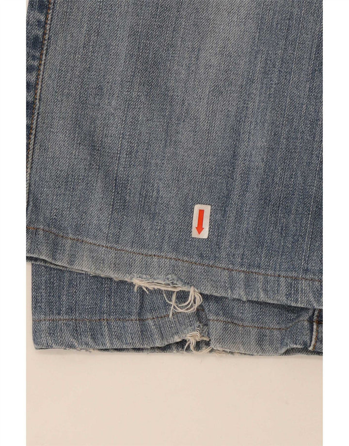 Levi's Mens 501 Distressed Straight Jeans W30 L29 Blue Cotton