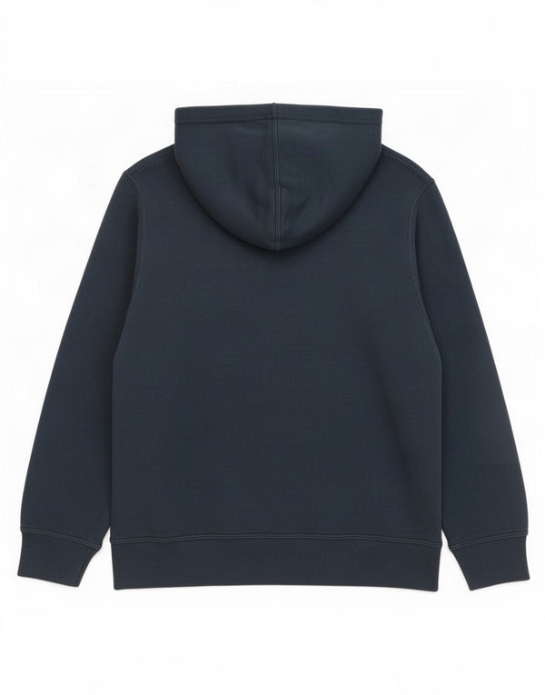 Nike Boys Graphic Hoodie Jumper 12-13 Years Large Navy Blue Cotton