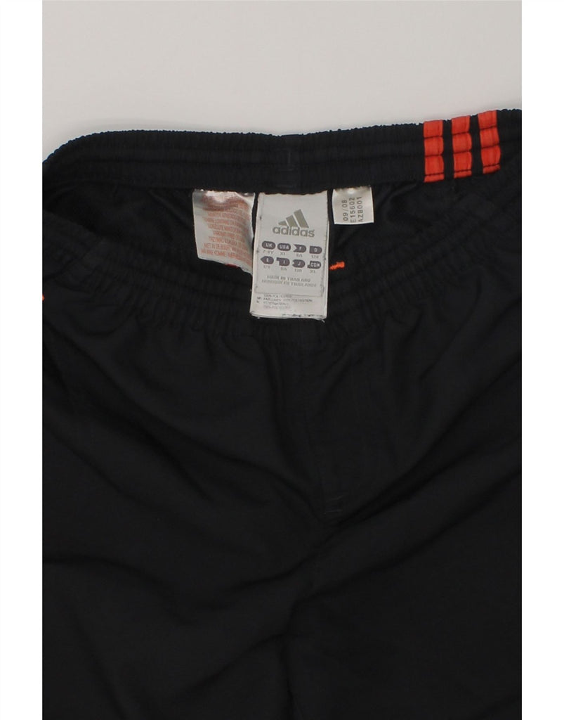 ADIDAS Boys Sport Shorts 7-8 Years Black Polyester | Vintage Adidas | Thrift | Second-Hand Adidas | Used Clothing | Messina Hembry 