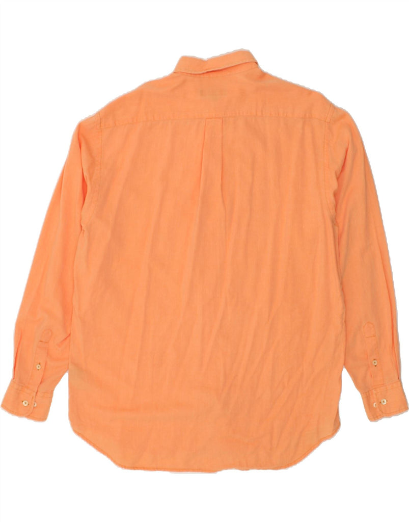 MARINA YACHTING Mens Shirt Size 44 XL Orange Cotton | Vintage Marina Yachting | Thrift | Second-Hand Marina Yachting | Used Clothing | Messina Hembry 