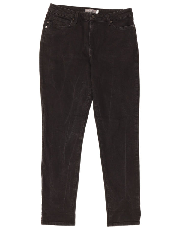 MINT VELVET Womens Skinny Jeans UK 14 Large W31 L29 Black Cotton