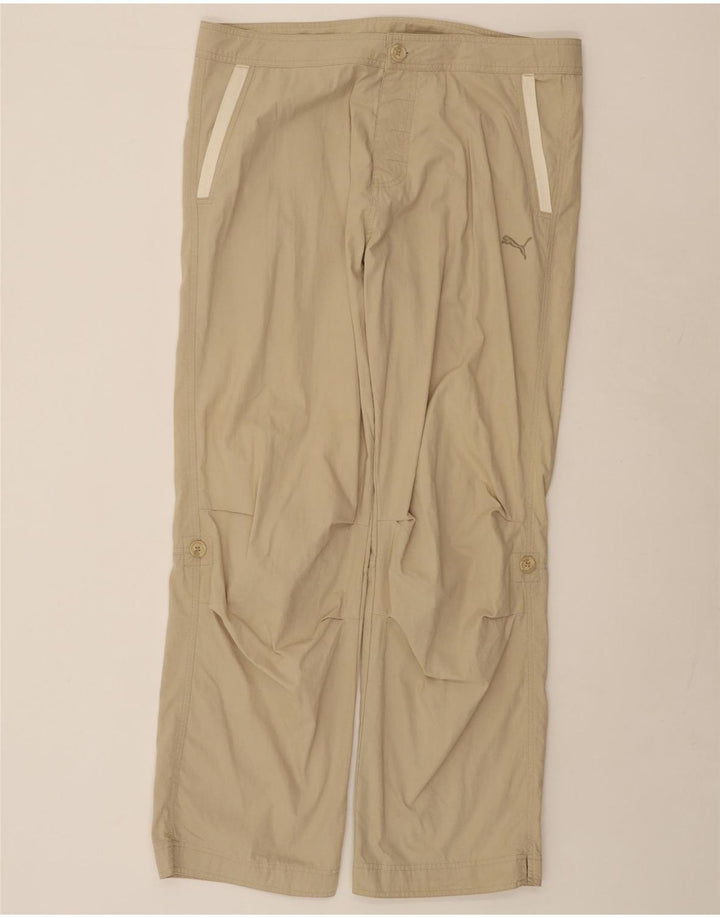 PUMA Mens Straight Chino Trousers Large W36 L32 Beige