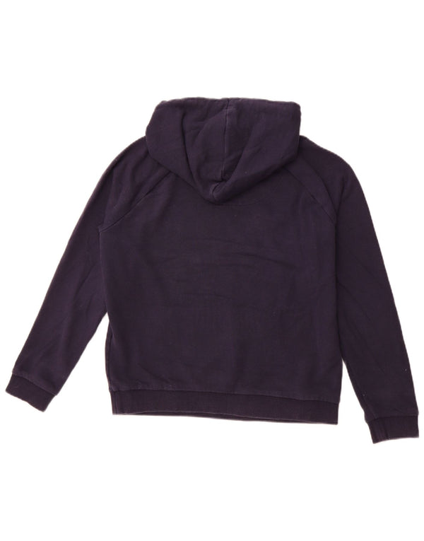 JOULES Womens Oversized Hoodie Jumper UK 8 Small Navy Blue Cotton