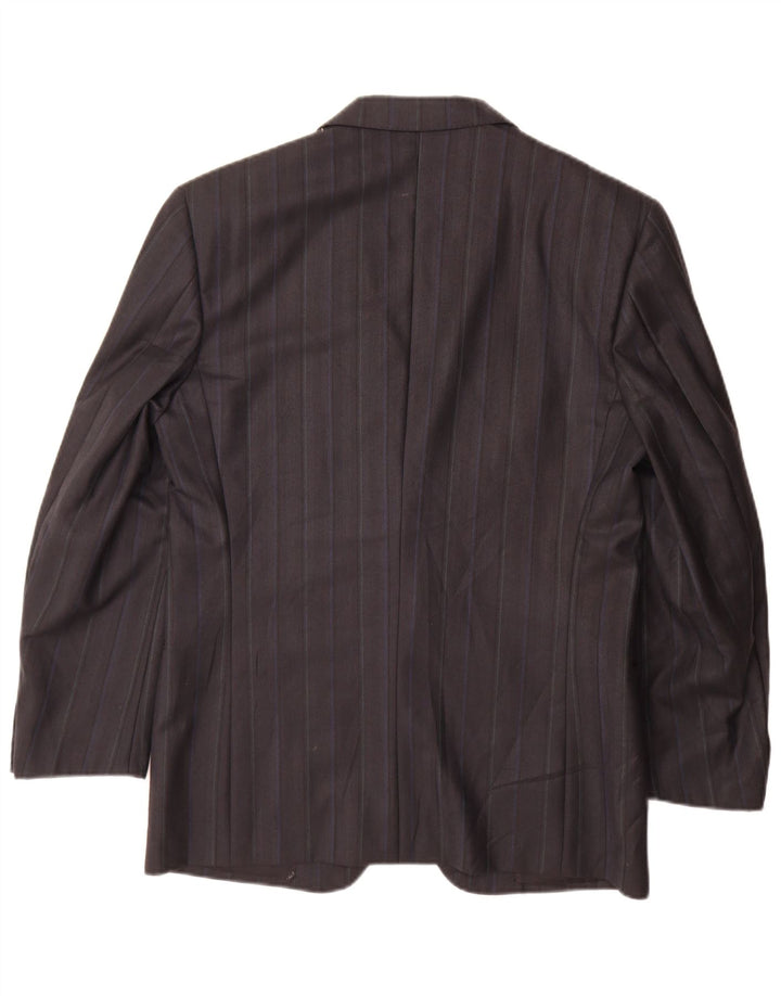 Pierre Cardin Mens 2 Button Blazer Jacket UK 38 Medium Grey Striped