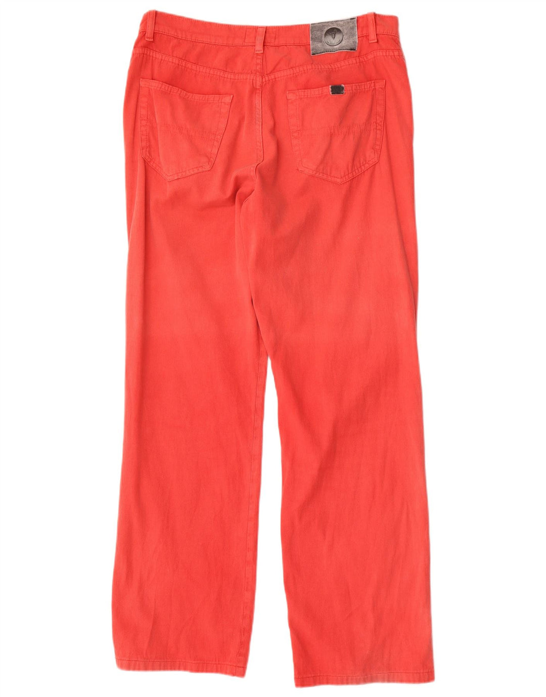 Trussardi Mens Straight Casual Trousers W36 L30 Red