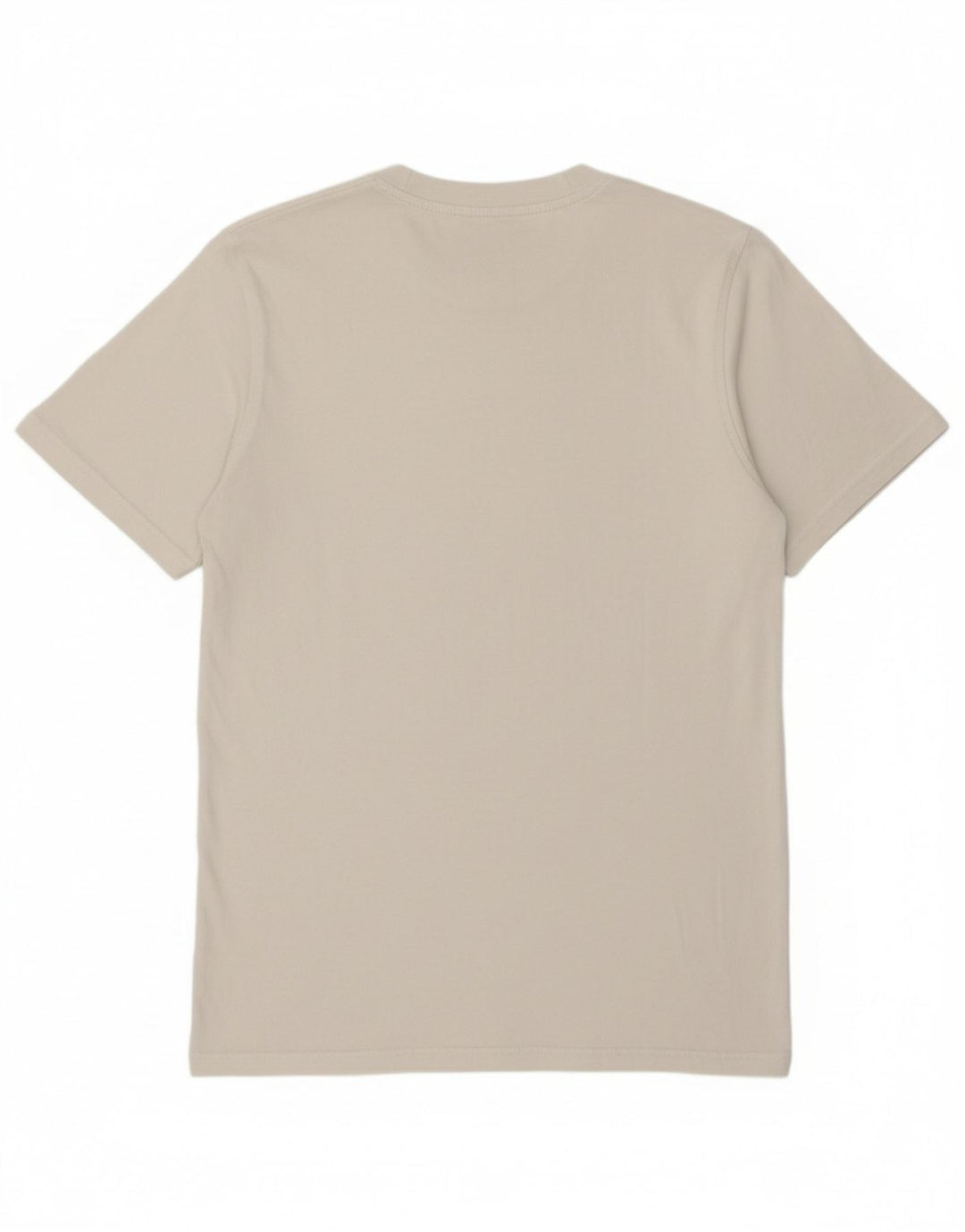 ADIDAS Mens Graphic T-Shirt Top Small Off White Cotton
