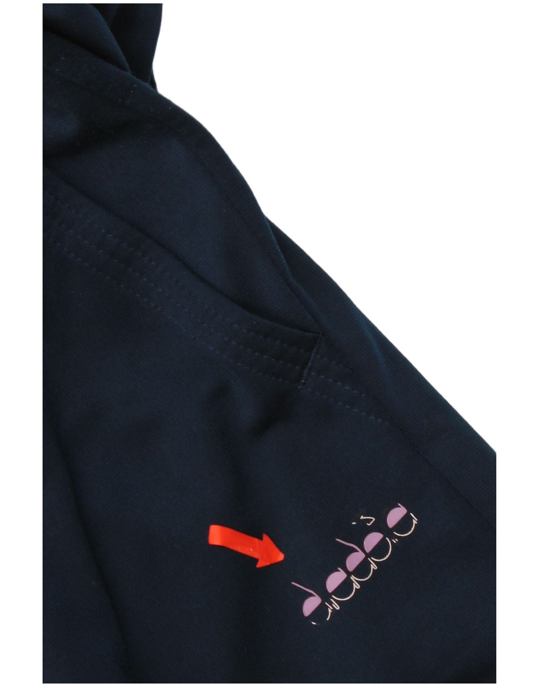 Diadora Womens Tracksuit Trousers UK 16 Large  Navy Blue Polyester