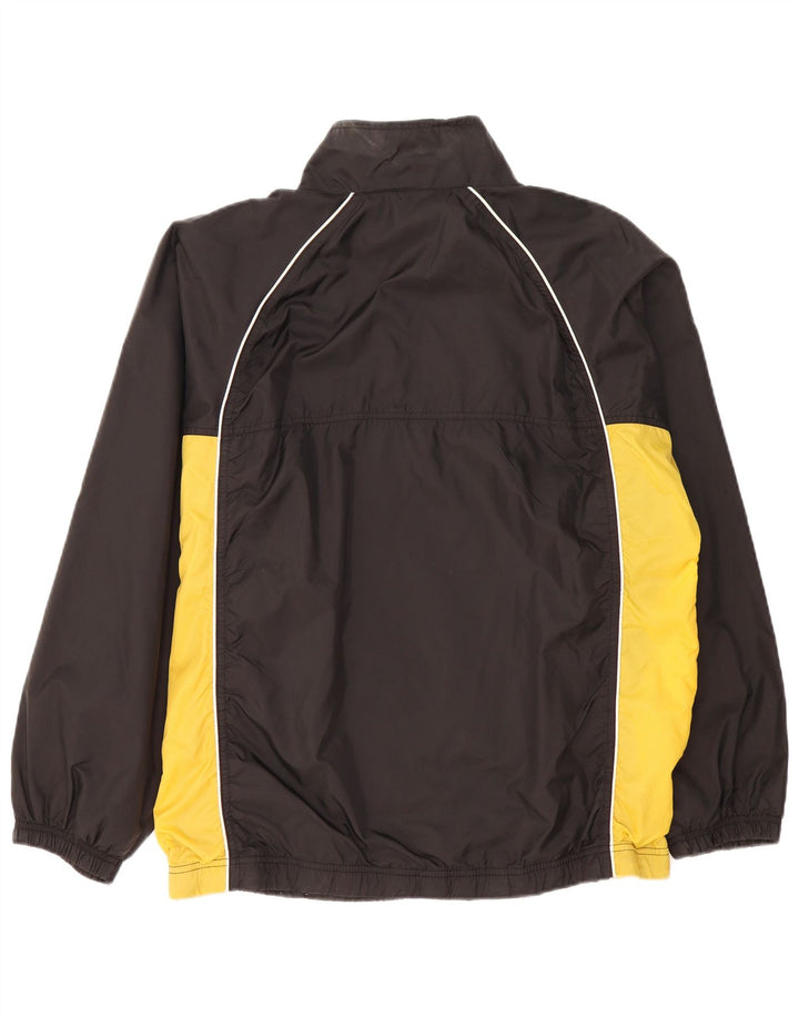 Reebok Mens Loose Fit Tracksuit Top Jacket Medium Black Colourblock