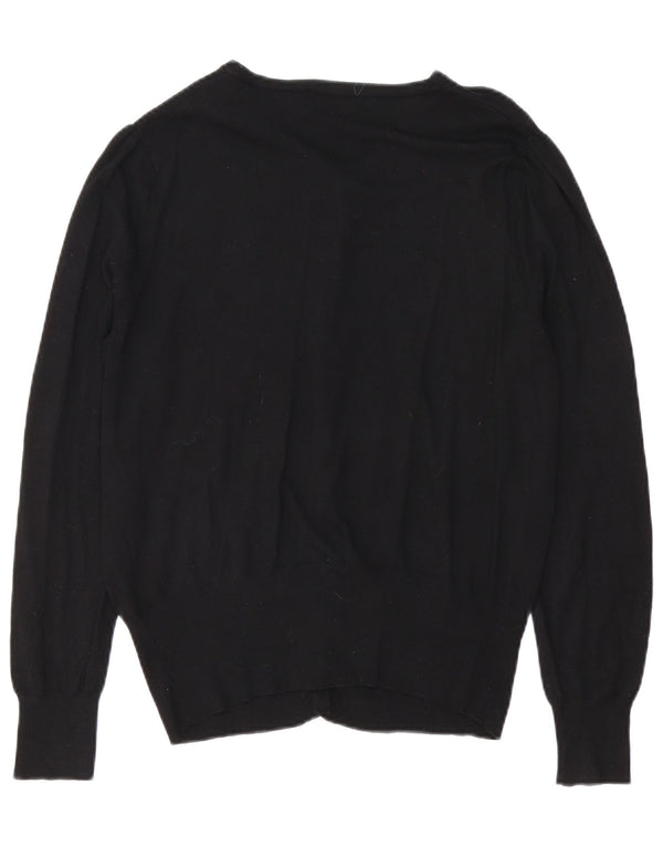 Marks & Spencer Womens Cardigan Sweater UK 16 Large Black
