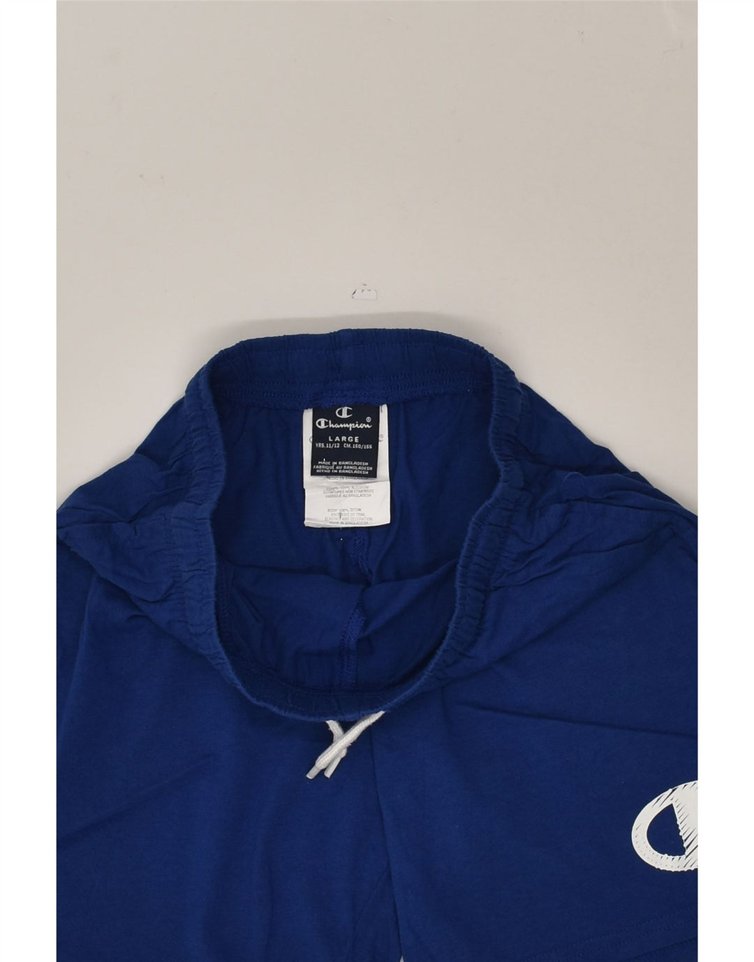 CHAMPION Boys Sport Shorts 11-12 Years Large  Blue Cotton | Vintage Champion | Thrift | Second-Hand Champion | Used Clothing | Messina Hembry 