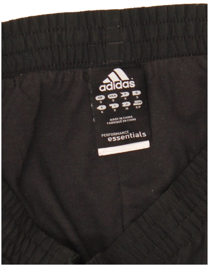 Adidas Mens Tracksuit Trousers Joggers Small  Black Polyester