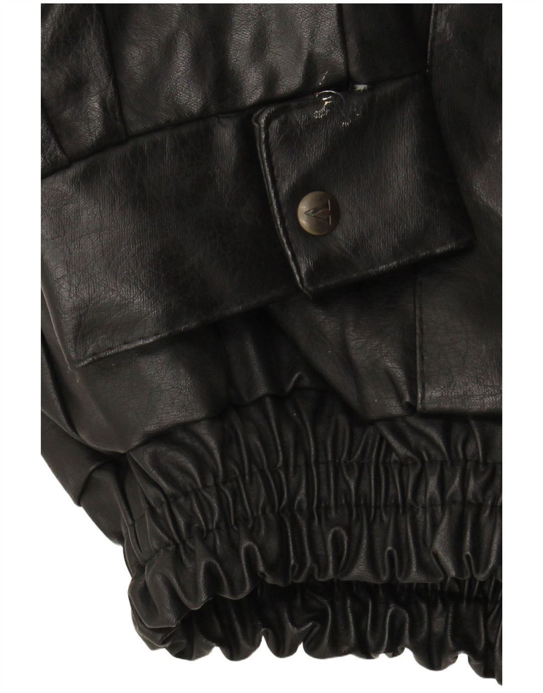 VINTAGE Mens Leather Jacket UK 42 XL Black