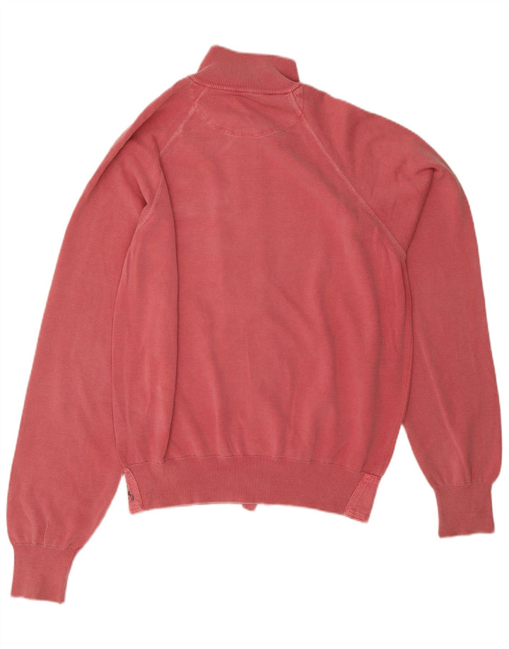 Gas Mens Tracksuit Top Jacket Large Pink Cotton
