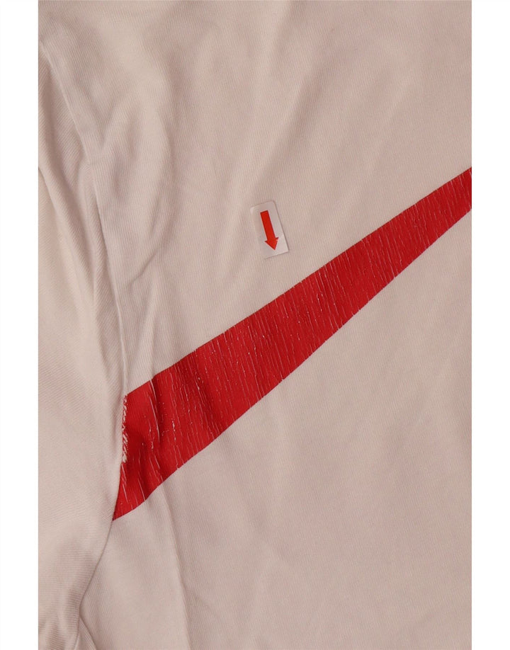 NIKE Mens Graphic T-Shirt Top XL White Cotton