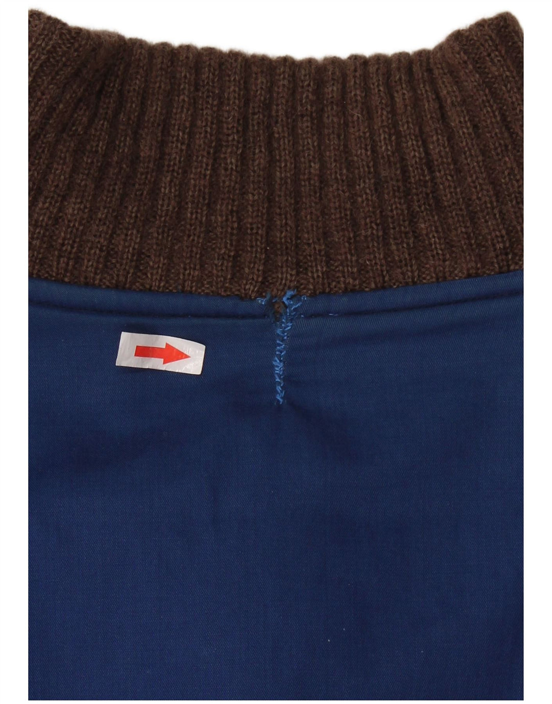 VINTAGE Mens Reversible Cardigan Sweater XL Brown Fair Isle