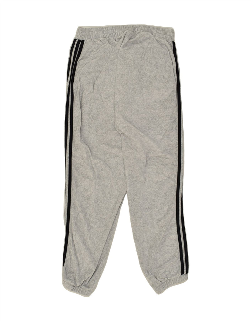 ADIDAS Womens Tracksuit Trousers Joggers UK 16 Large Grey Cotton | Vintage Adidas | Thrift | Second-Hand Adidas | Used Clothing | Messina Hembry 