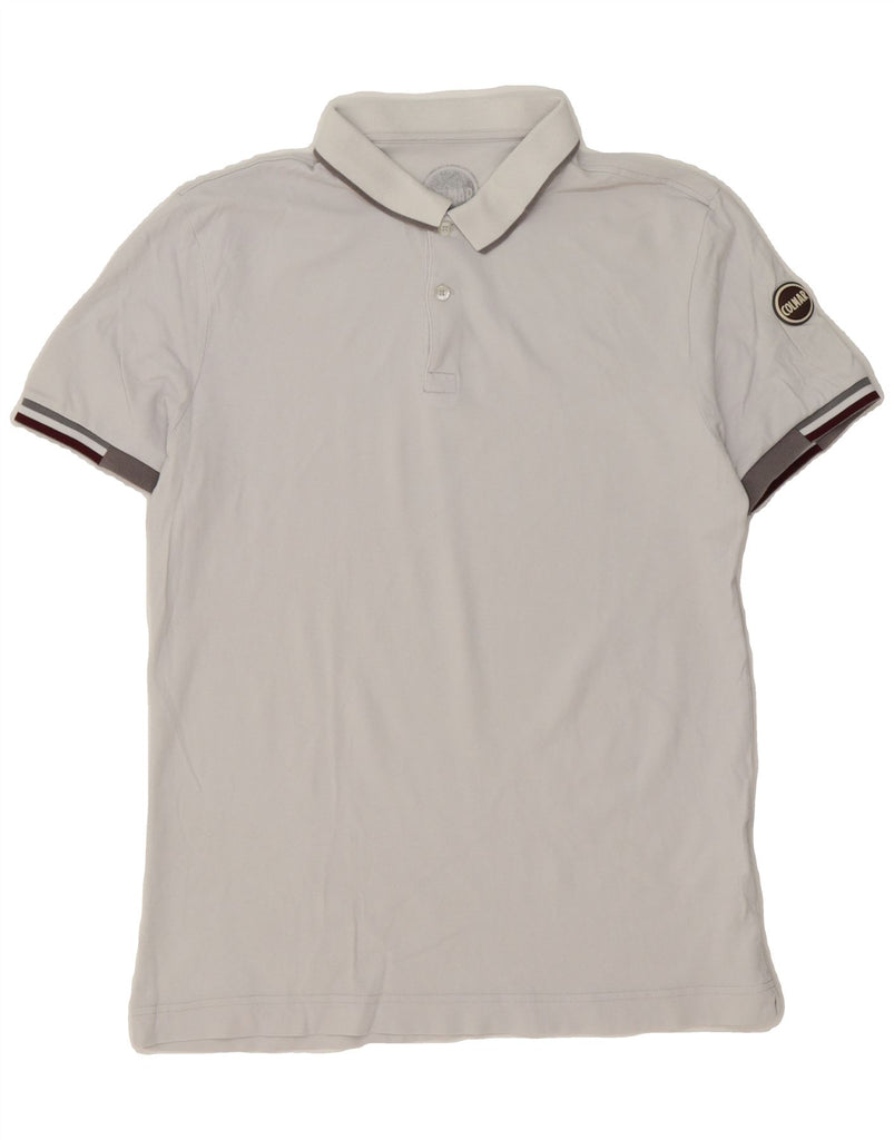 COLMAR Boys Polo Shirt 15-16 Years XL White Cotton Vintage Colmar and Second-Hand Colmar from Messina Hembry 