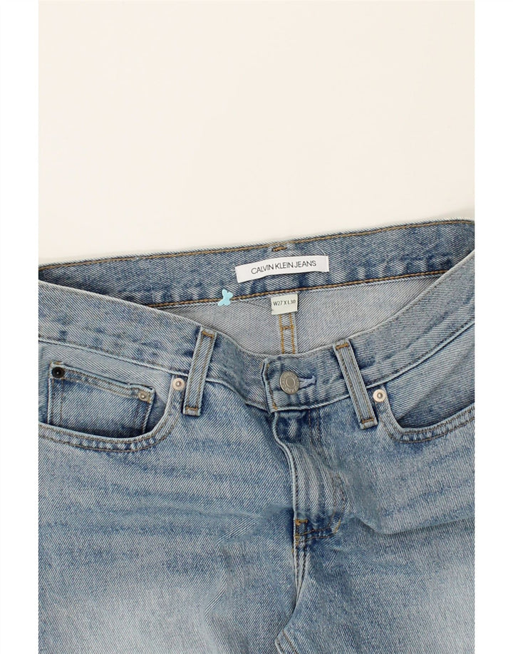 CALVIN KLEIN Womens Distressed Slim Jeans W27 L30 Blue Vintage Calvin Klein and Second-Hand Calvin Klein from Messina Hembry 
