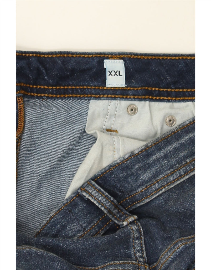 JACK & JONES Mens Denim Shorts 2XL W40  Blue Cotton Vintage Jack & Jones and Second-Hand Jack & Jones from Messina Hembry 