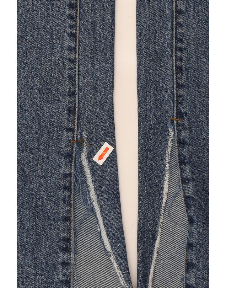 ZARA Womens Bootcut Jeans EU 34 2XS W24 L33 Navy Blue Vintage Zara and Second-Hand Zara from Messina Hembry 