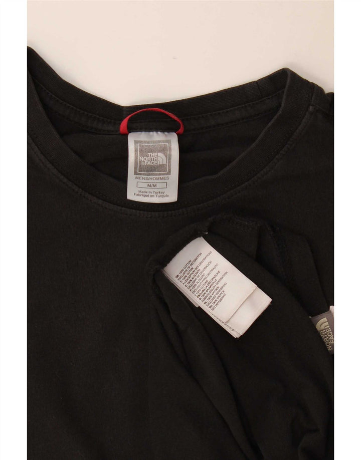 The North Face Mens Graphic T-Shirt Top Medium Black Cotton