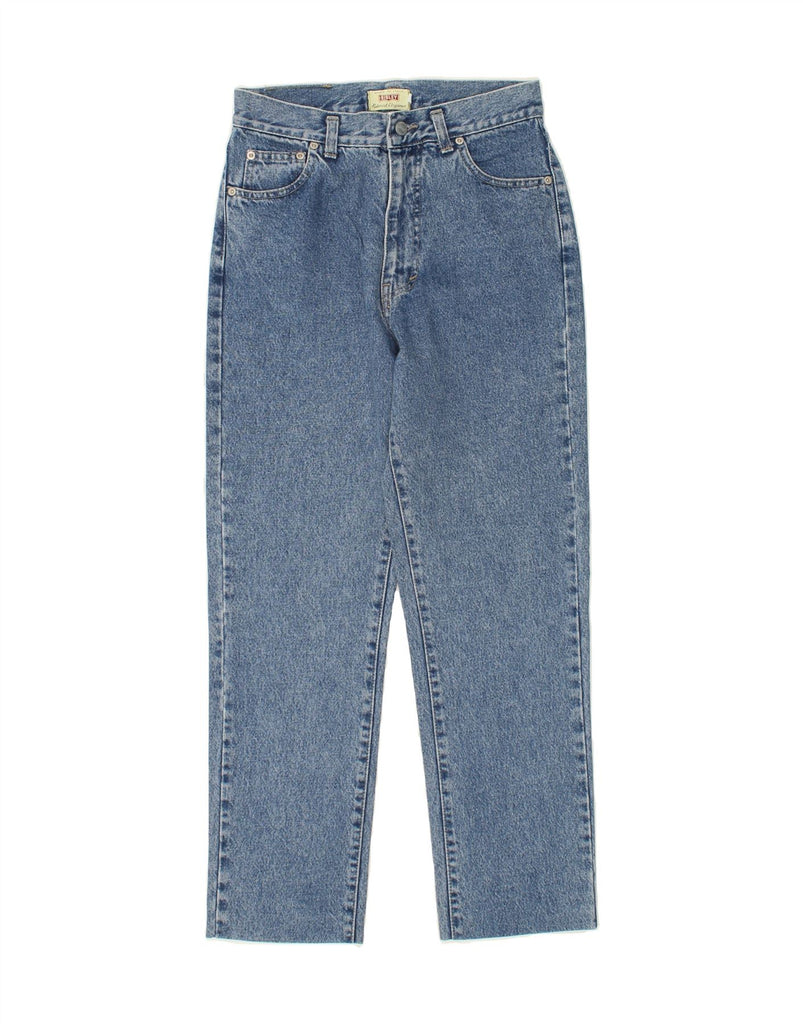 SISLEY Womens High Waist Tapered Jeans W26 L27 Blue Cotton Vintage Sisley and Second-Hand Sisley from Messina Hembry 