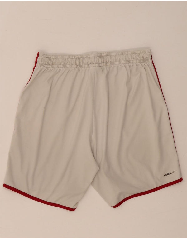 Adidas Mens Climalite Sport Shorts Large White Polyester