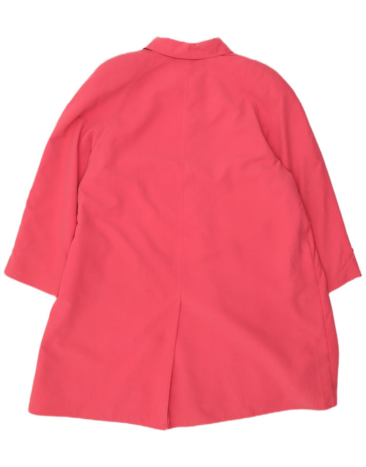 Marina Sport Womens Oversized Overcoat Size 19 Small Pink Polyester