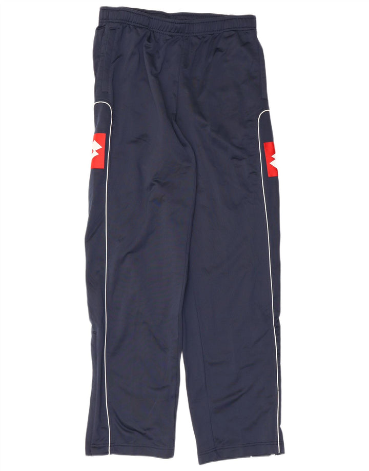Lotto Mens Graphic Tracksuit Trousers Large Navy Blue Polyester