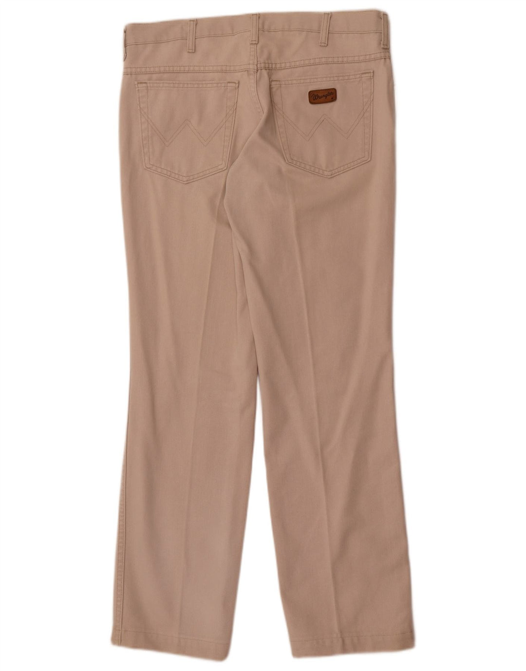 Wrangler Mens Straight Casual Trousers W32 L32 Beige