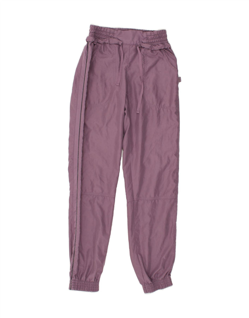 CHAMPION Womens Tracksuit Trousers Joggers UK 14 Medium Purple Polyester | Vintage Champion | Thrift | Second-Hand Champion | Used Clothing | Messina Hembry 