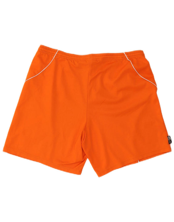 Adidas Mens Climalite Sport Shorts Large Orange