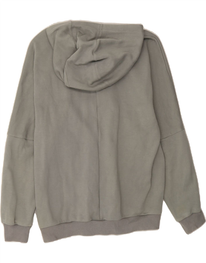 ADIDAS Mens Zip Hoodie Sweater Large Grey Cotton Vintage Adidas and Second-Hand Adidas from Messina Hembry 