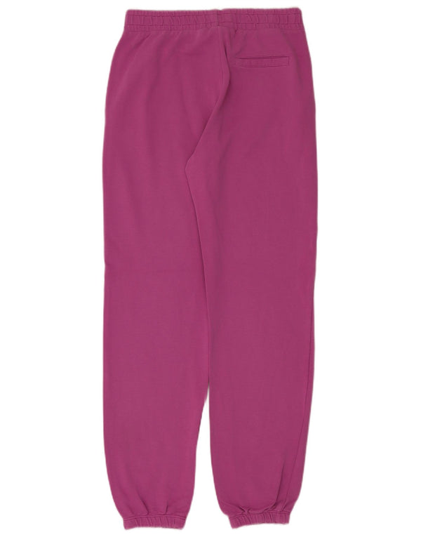 Benetton Womens Tracksuit Trousers Joggers UK 10 Small  Pink Cotton