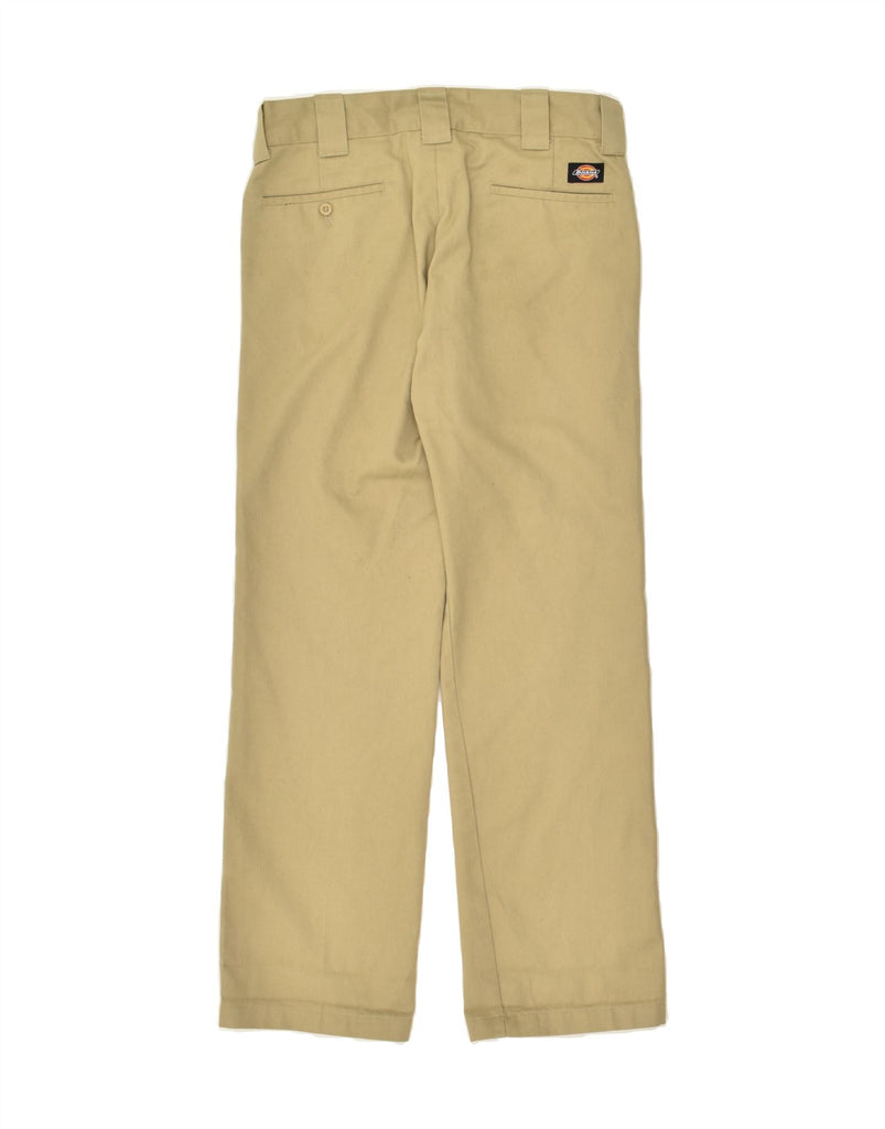 DICKIES Mens Straight Chino Trousers W32 L30 Beige Polyester | Vintage Dickies | Thrift | Second-Hand Dickies | Used Clothing | Messina Hembry 