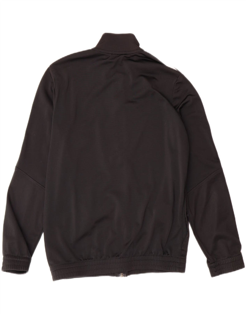 ADIDAS Boys Tracksuit Top Jacket 13-14 Years Black Polyester Vintage Adidas and Second-Hand Adidas from Messina Hembry 