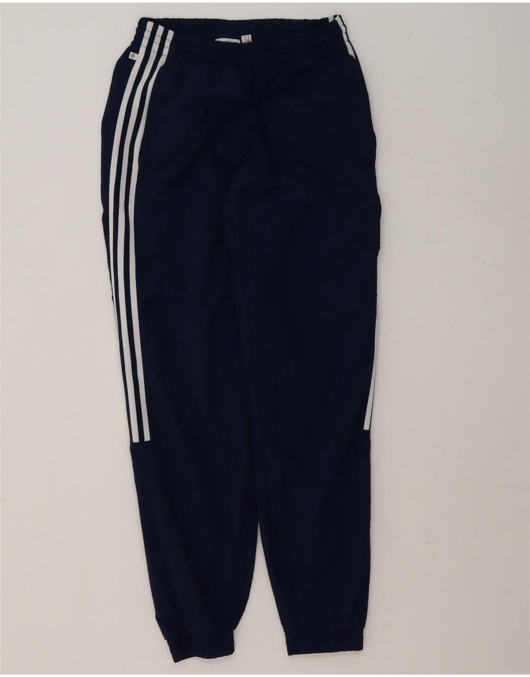 Adidas Mens Tracksuit Trousers Joggers Small  Navy Blue Polyester