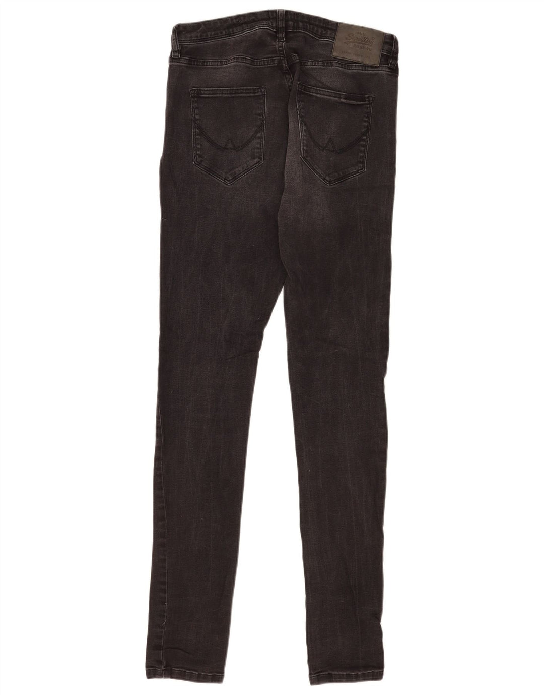 Superdry Womens Skinny Jeans  W32 L34 Grey Cotton