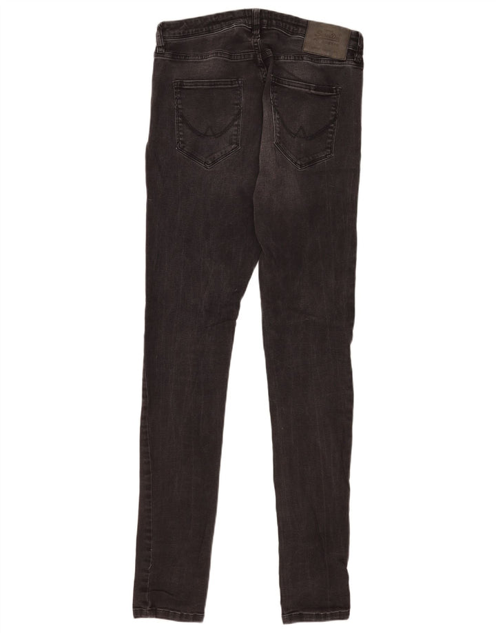 Superdry Womens Skinny Jeans  W32 L34 Grey Cotton