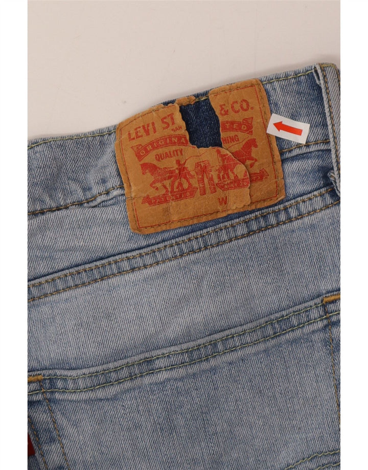 Levi's Mens 502 Slim Tapered Jeans W33 L30 Blue Cotton